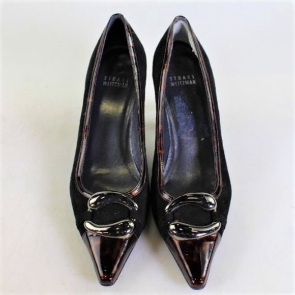 STUART WEITZMAN Marsala pointed-toe pumps - Picture 2 of 7